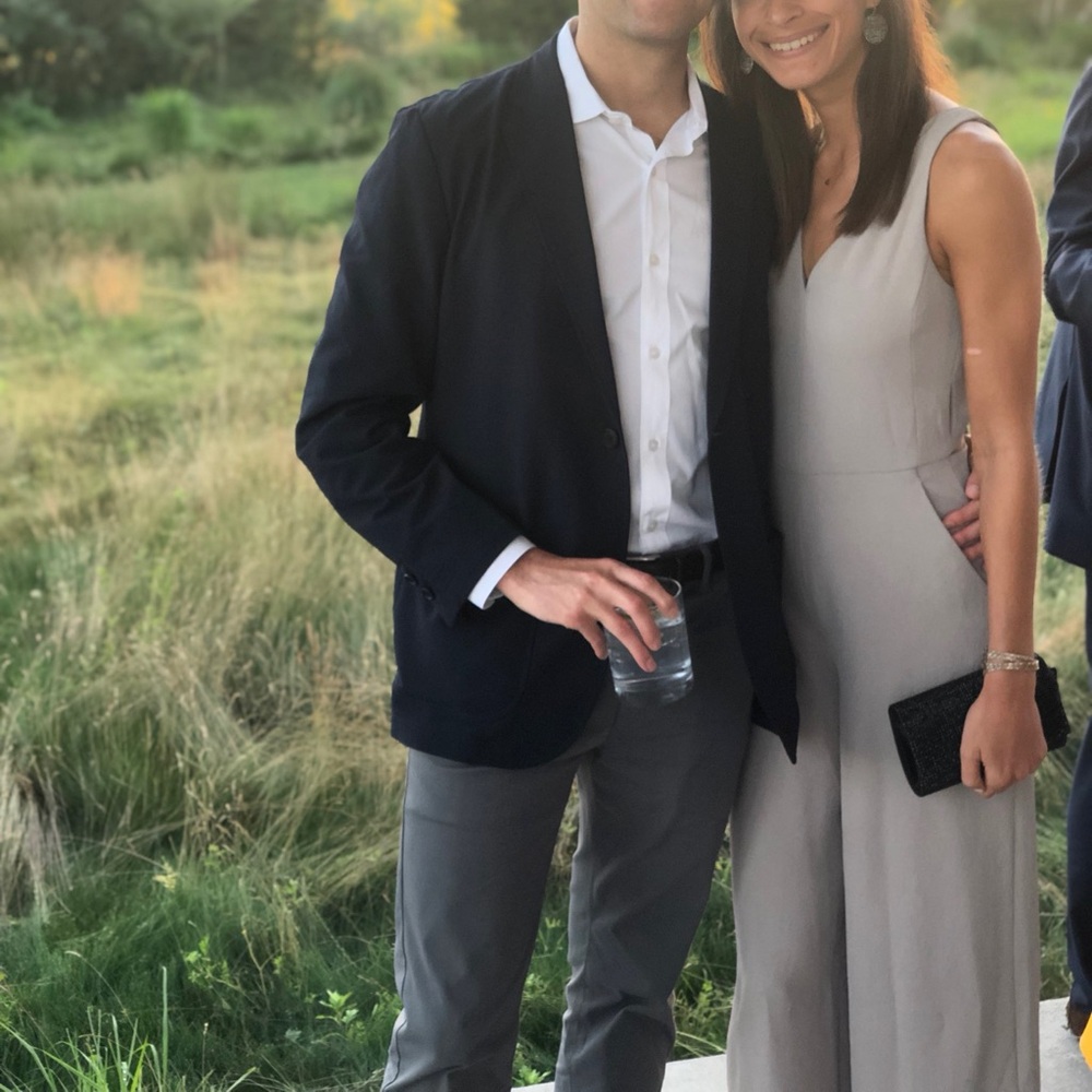 Elegant Gray Sleeveless Dress